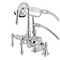 Kingston Brass CC614T1 Clawfoot Tub Faucet with Hand Shower, Polished Chrome CC614T1 - alternate 1